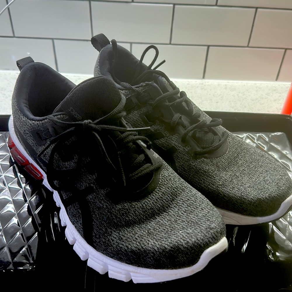 ASIC black shoes